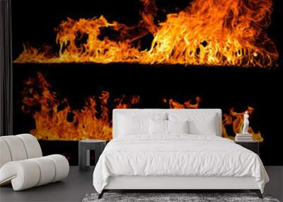 high resolution fire collection Wall mural