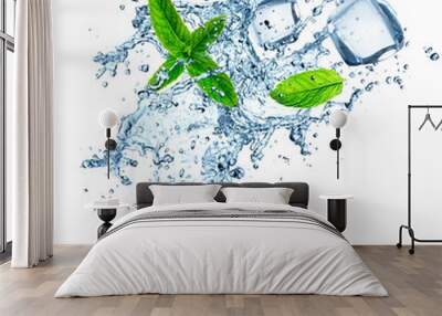 Water splash Wall mural