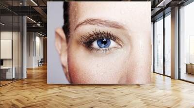 glamour portrait of beautiful young woman Wall mural