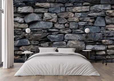 Texture of a stone wall for backdrop Wall mural