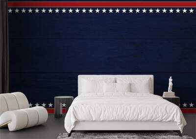 USA patriotic background Wall mural