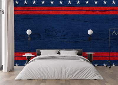 USA patriotic background Wall mural