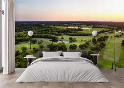 Golf Course in Texas Wall mural