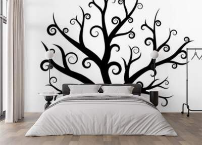 tree - vector Wall mural