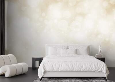 Abstract minimal gold bokeh background. Abstract gold bokeh background. Wall mural