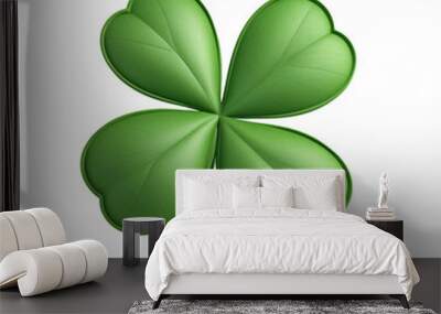 Clover isolated on white background, St. Patrick's Day PNG Wall mural