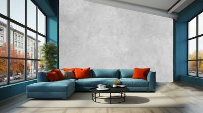 concrete grey wall texture used as background Wall mural