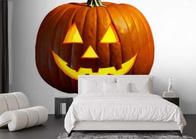 Halloween jack o lantern png transparent background Wall mural