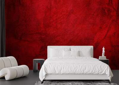 Abstract Grunge Decorative Red background Wall mural