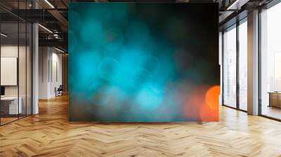 Beautiful abstract Background with bokeh lights. Wall mural