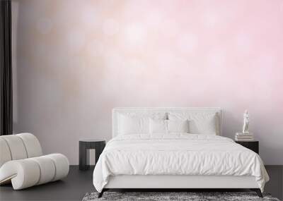 Beautiful Delicate blurred light pink Background Wall mural