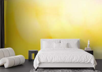 Beautiful Nature blurred yellow summer Background Wall mural