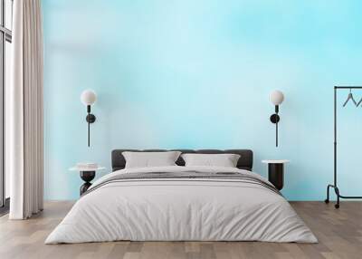 Bright Beautiful blurred Blue White Background. Wall mural