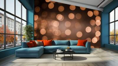 Defocused bokeh lights Wall mural