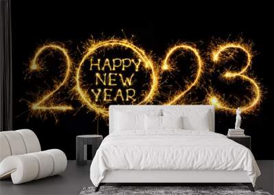 Happy New Year 2023 Wall mural