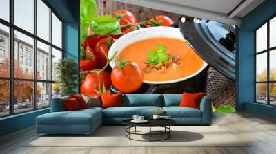 Tomatensuppe Wall mural