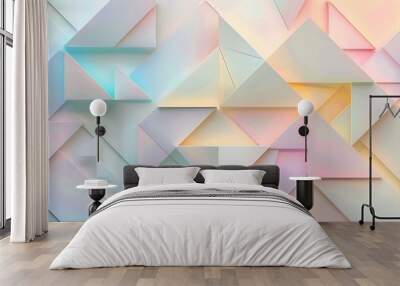 abstract geometric background Wall mural