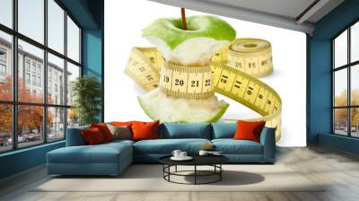 apple and tape diet healthy food fruit Wall mural