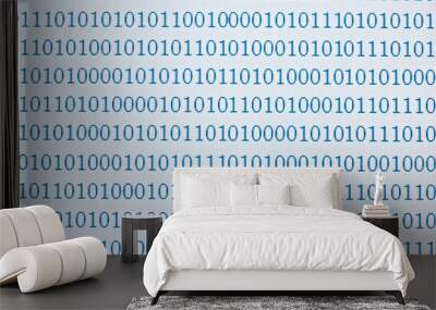 binary numbers moder communication computer Wall mural