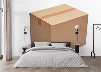 box package delivery cardboard carton Wall mural