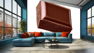 chocolate piece sweet food dessert falling Wall mural