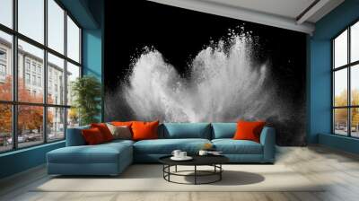 dust powder flour background explosion Wall mural