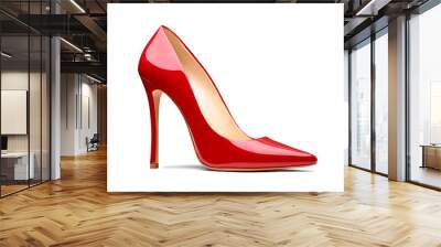 red high heel footwear fashion female style Wall mural