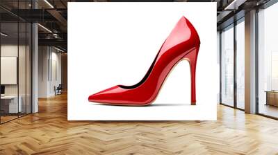 red high heel footwear fashion female style Wall mural