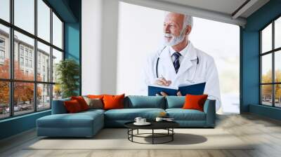 senior doctor hospital medical medicine health care clinic office Wall mural