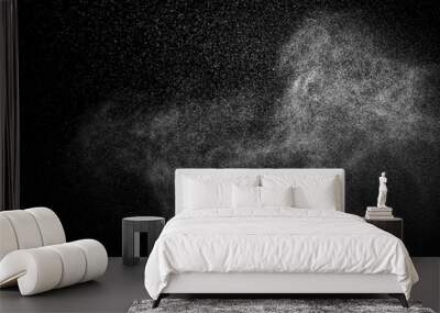 spray water drop droplet steam fog air Wall mural