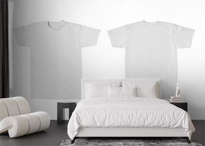 white t shirt template cotton fashion Wall mural