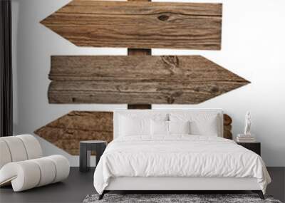 wooden sign background message Wall mural