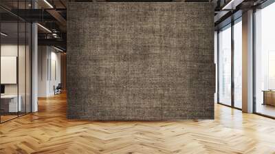 vintage dark  linen fabric texture. vintage horizontal  backgrou Wall mural