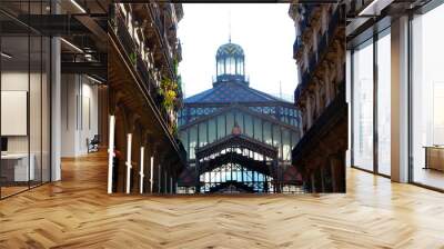 Barcelona Borne market facade in arcade Wall mural