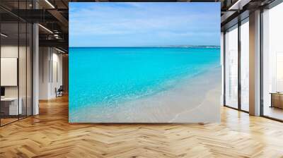 beach tropical with white sand and turquoise wate Wall mural