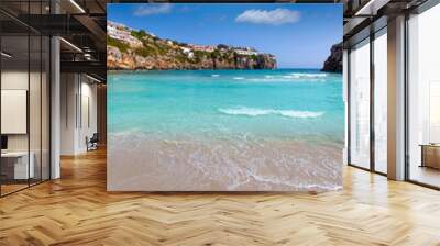 Cala en Porter beautiful beach in menorca at Balearics Wall mural