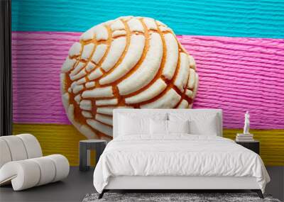 conchas mexican sweet bread traditional Wall mural