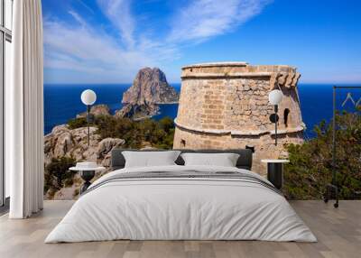 Ibiza Es Vedra view from Torre des Savinar Tower Wall mural