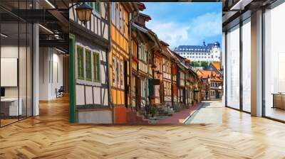 Stolberg facades in Harz mountains Germany Wall mural