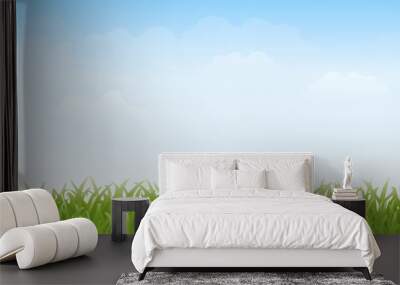 Grass and Sky — Seamless Wall mural