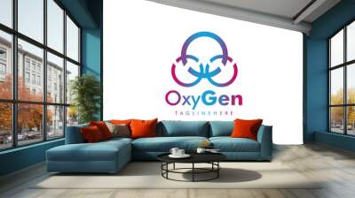 modern logo for your property business Wall mural