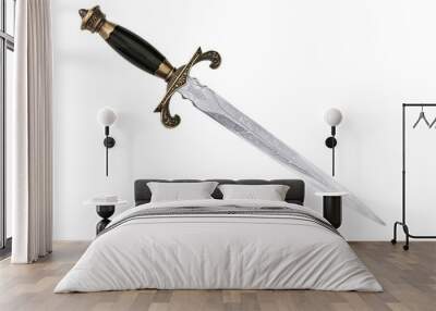 Dagger Fantasy Adventure. sword on white background Wall mural