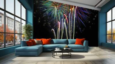 Fuegos artificiales Wall mural