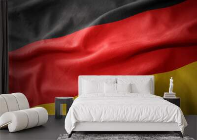 waving colorful flag of germany. Wall mural