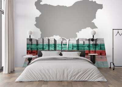 Word  Bulgaria Wall mural