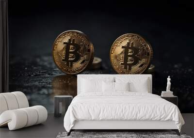 Importance of bit coins are no joke Wall mural