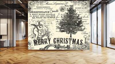 Merry Christmas Wall mural