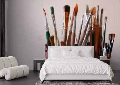 brushes and paint Wall mural