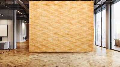 Biscuits texture background, close up Wall mural