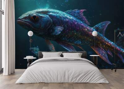 a mesmerizingly exotic extraterrestrial this image Wall mural